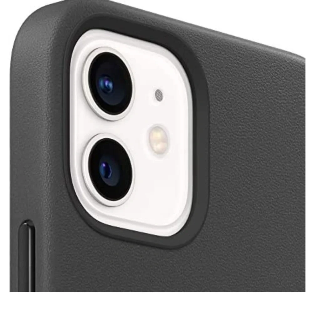 New Apple Leather Case with MagSafe (for iPhone 12 Mini) - Black